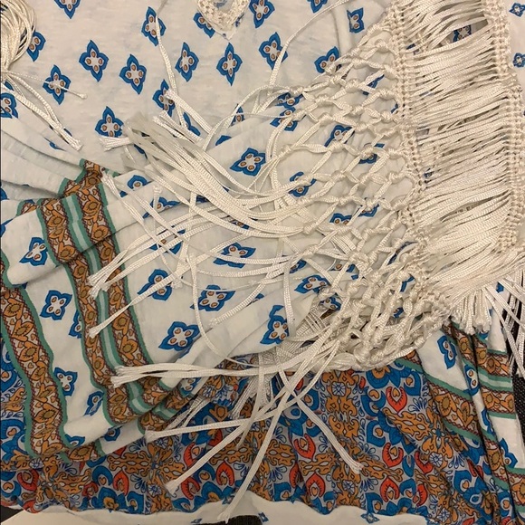 NWT Free people bohemian fringe top size medium - Picture 7 of 8